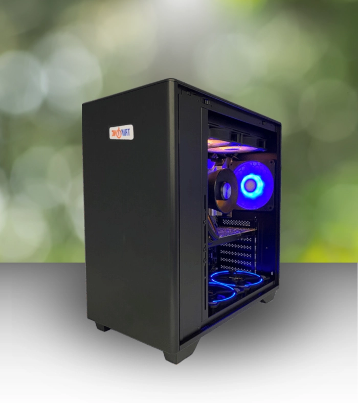 YORIT desktop computer with internal cooling fans